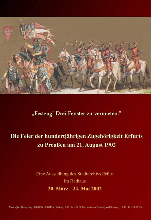 Festzug! Drei Fenster zu vermieten - Folie 1